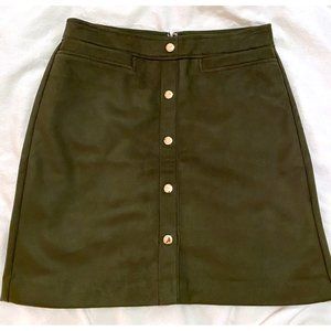 DONATED - NO LONGER AVAILABLE - Faux suede mini skirt